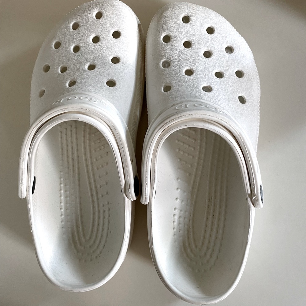White Crocs